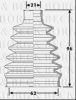 BORG & BECK BCB6225 Bellow, driveshaft